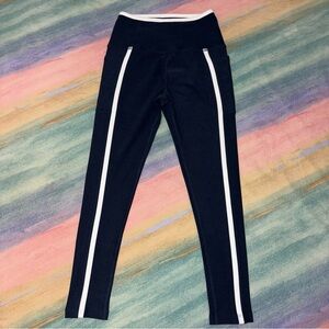 Beyond Yoga Spacedye New Moves High Waisted Midi women’s Legging  blue size L